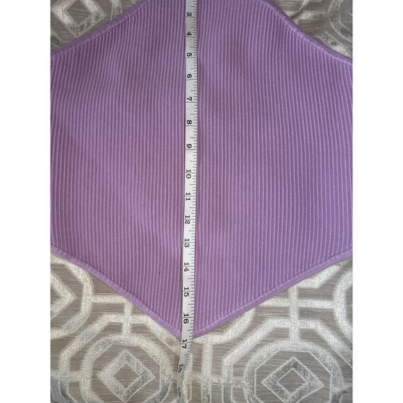 House of Harlow 1960 Lilac Knit Halter Crop Top, Size M – Stylish & Trendy Y2K - Picture 4 of 7